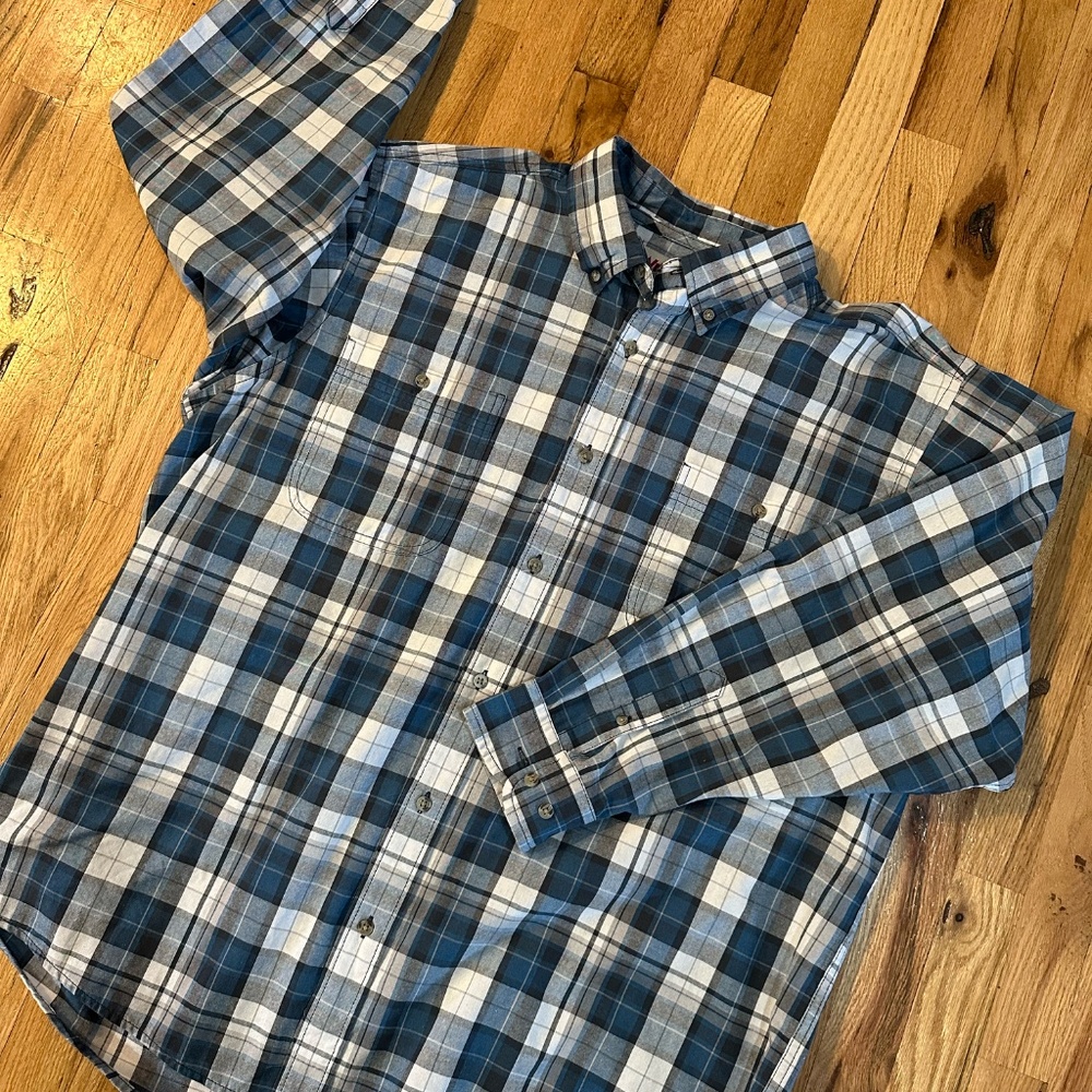 Wrangler Rugged Wear Plaid Shirt